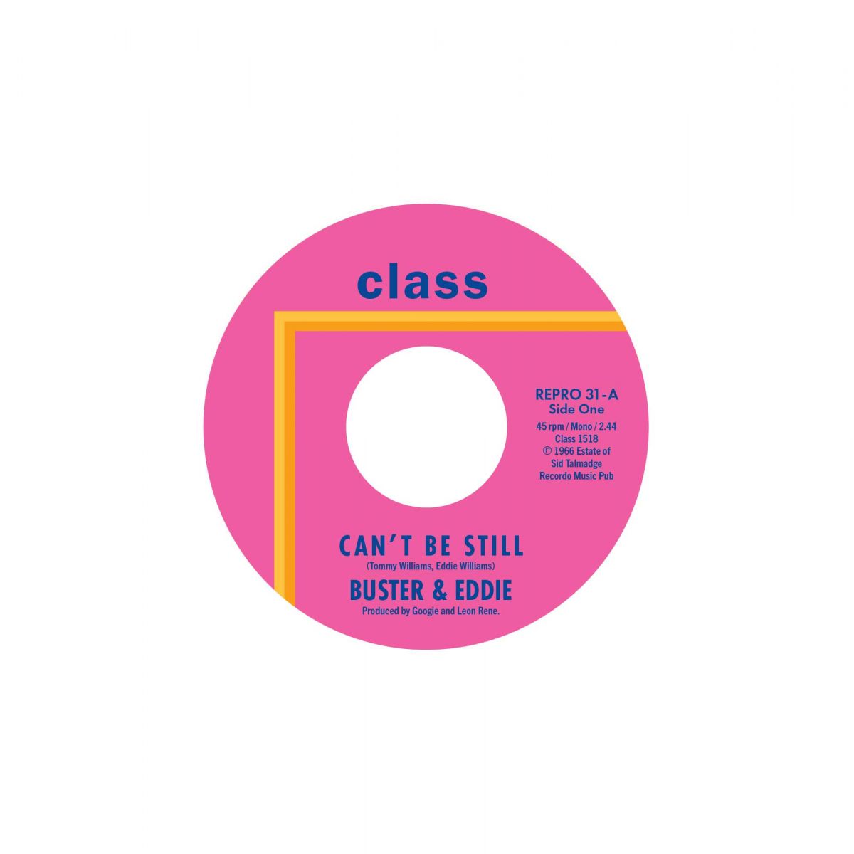 Buster & Eddie - Can't Be Still / There I Was - Kent Repro 31