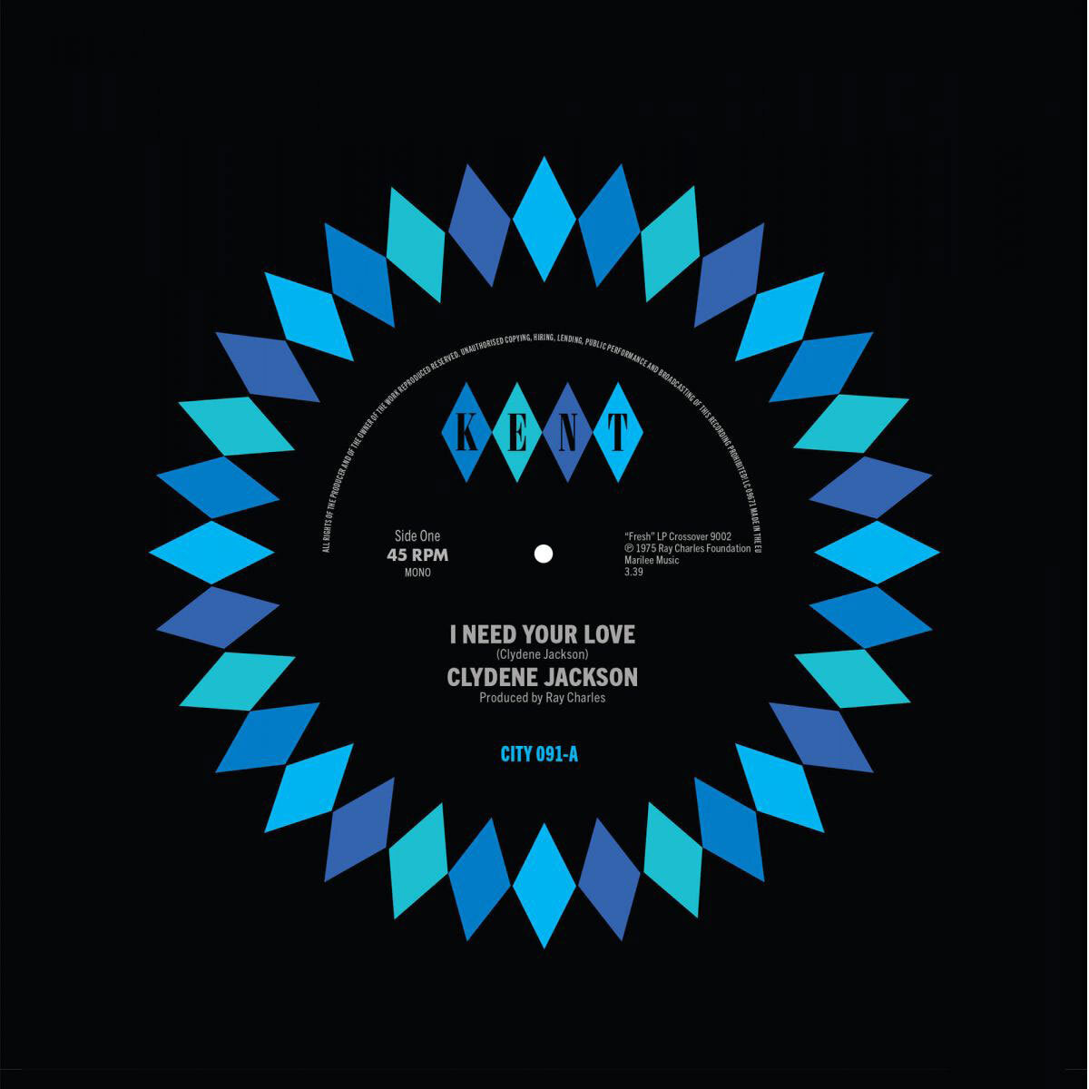 Clydene Jackson - I Need Your Love - Kent City 091