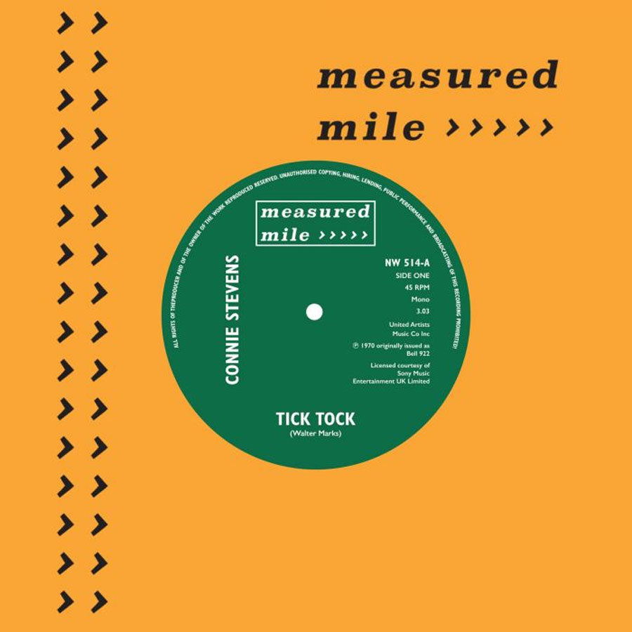 Connie Stevens - Tick Tock / Keep Growing Strong - MEASURED MILE 514