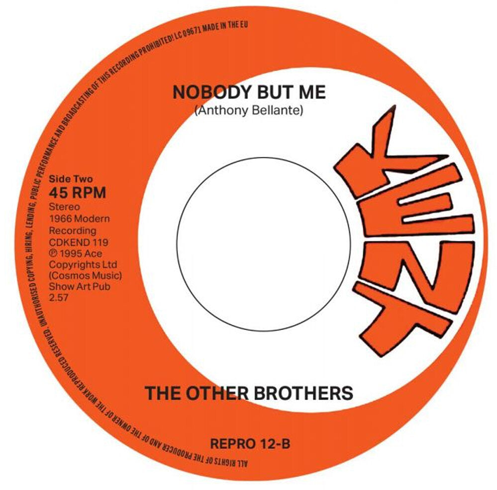 Tommy Youngblood / Other Brothers - Tobacco Road North / Nobody But Me - Kent Repro 12