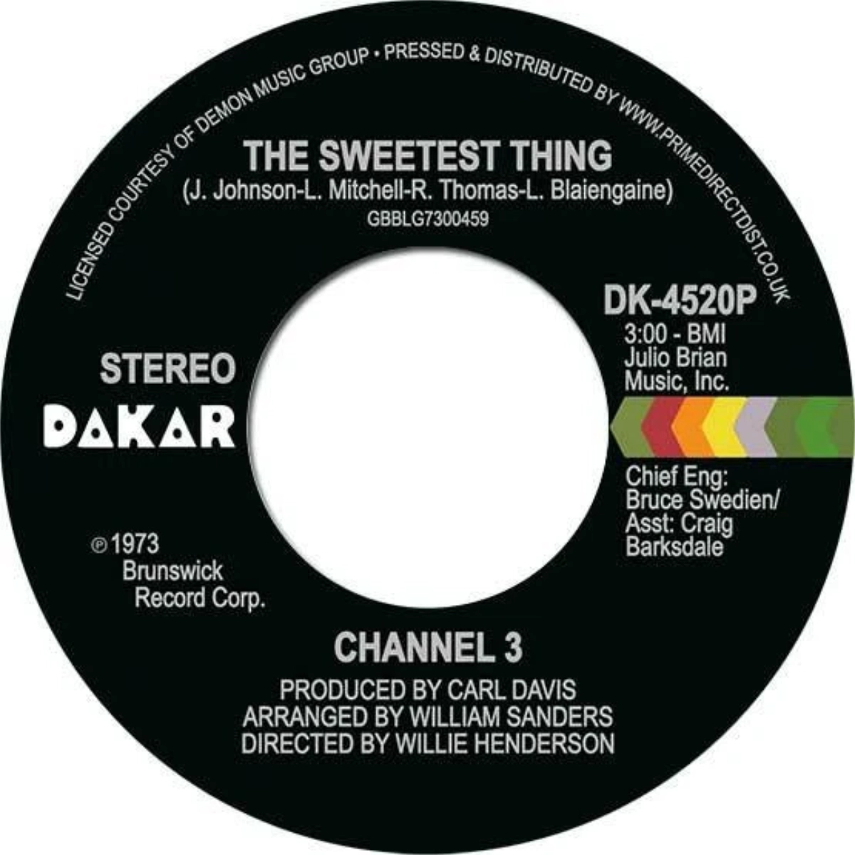 Channel 3 - The Sweetest Thing - Repro