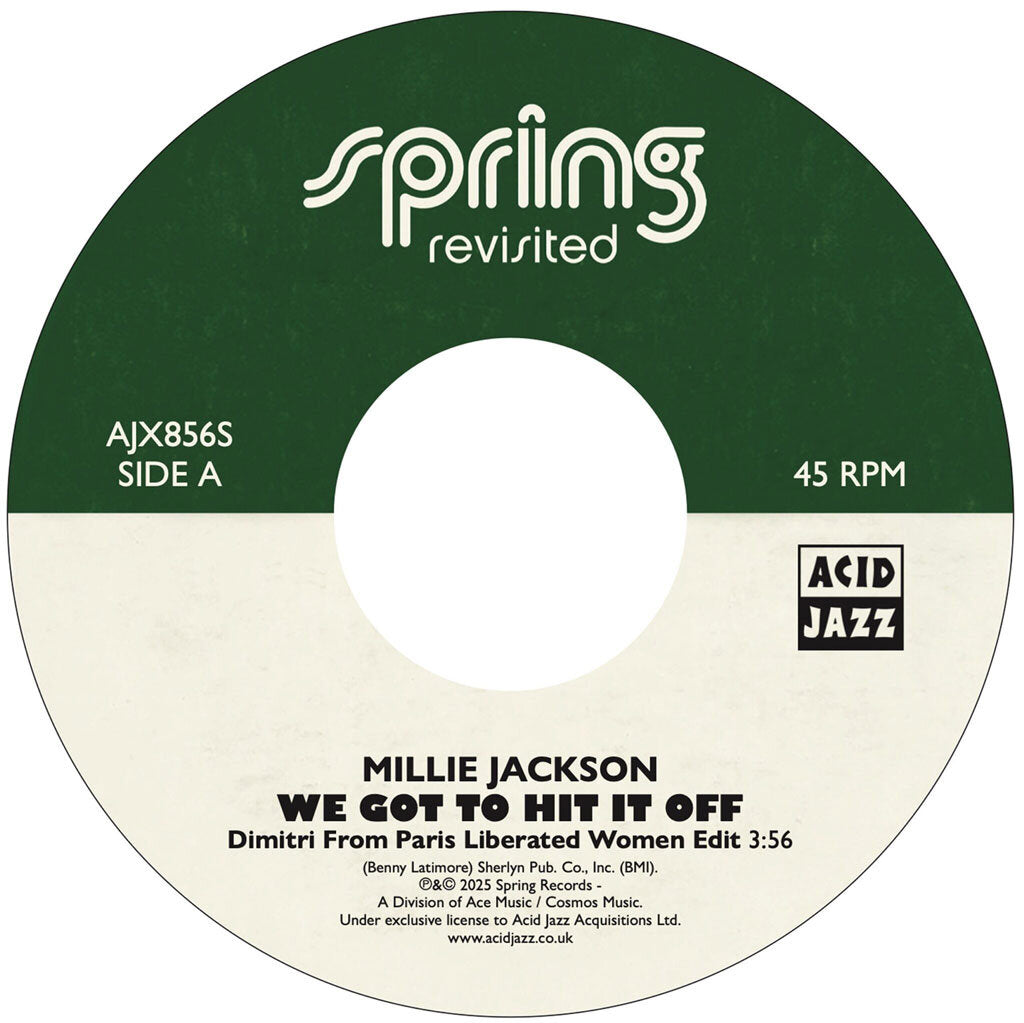 Millie Jackson - We Got To Hit It Off (Dimitri From Paris Liberated Woman Edit) - Acid Jazz Repress