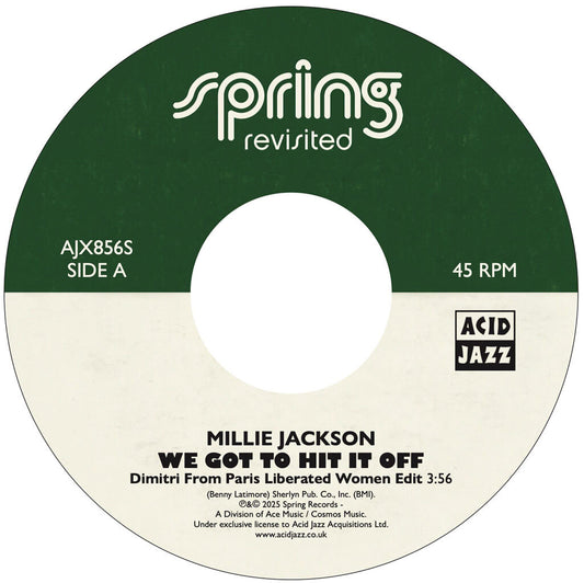 Millie Jackson - We Got To Hit It Off (Dimitri From Paris Liberated Woman Edit) - Acid Jazz Repress