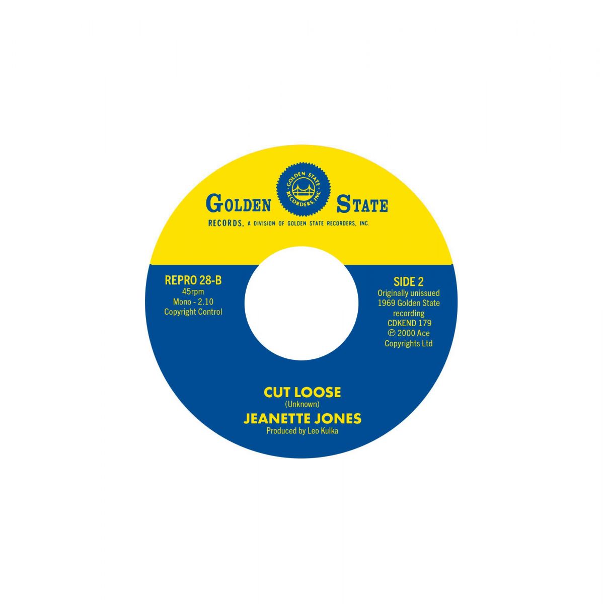 Jeanette Jones - You'd Be Good For Me / Cut Loose - Kent Repro 28