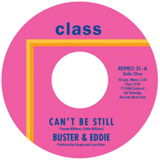 Buster & Eddie - Can't Be Still / There I Was - Kent Repro 31