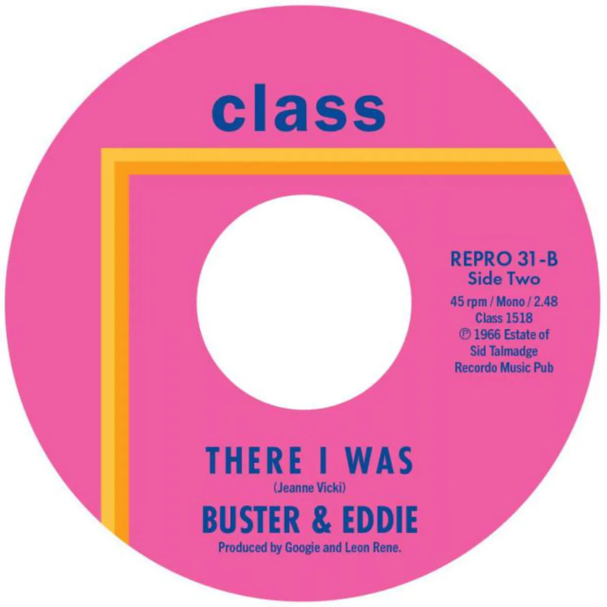 Buster & Eddie - Can't Be Still / There I Was - Kent Repro 31