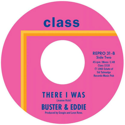 Buster & Eddie - Can't Be Still / There I Was - Kent Repro 31