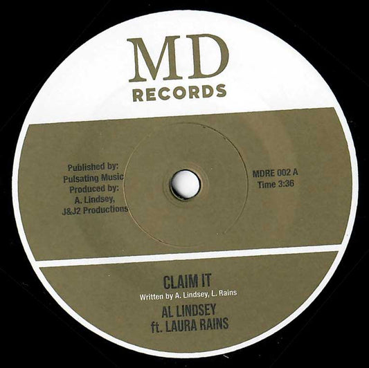 Al Lindsey feat Laura Rain - Claim It - MD Records