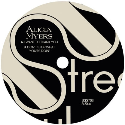 Alicia Myers - I Want To Thank You / Don't Stop What You're Doin' - South Street Soul - Repro