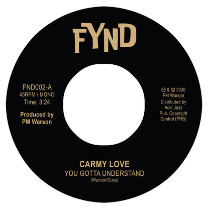 Carmy Love - You Gotta Understand - Acid Jazz/FYND  - Repress