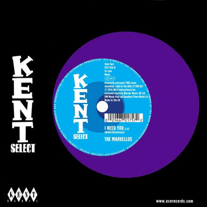 Ben E King / Marvellos - Getting' To Me / I Need You - Kent City 046