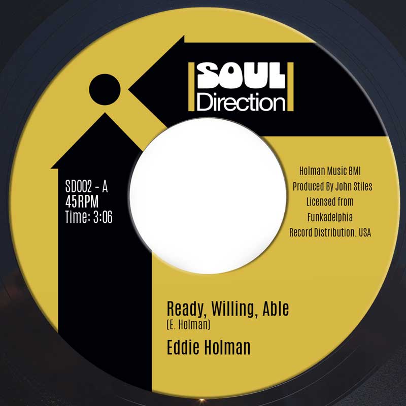 Eddie Holman - Ready Willing Able - Soul Direction Records