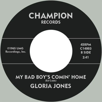 Gloria Jones - Tainted Love / My Bad Boy's Comin' Home - Repro