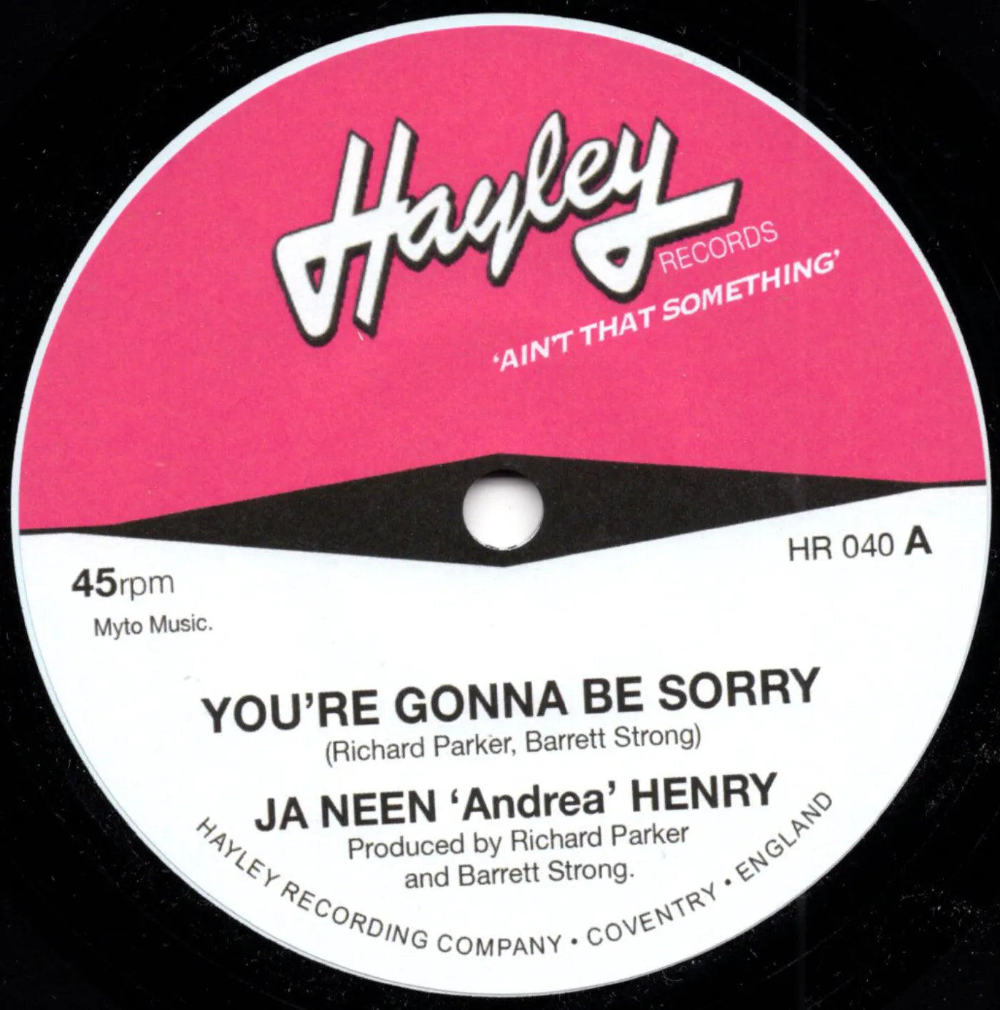 Ja Neen 'Andrea' Henry / Louis Curry - Hayley Records
