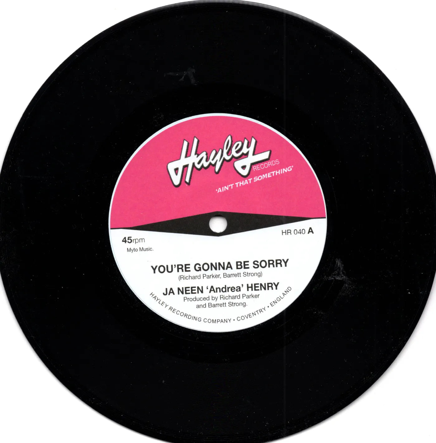 Ja Neen 'Andrea' Henry / Louis Curry - Hayley Records