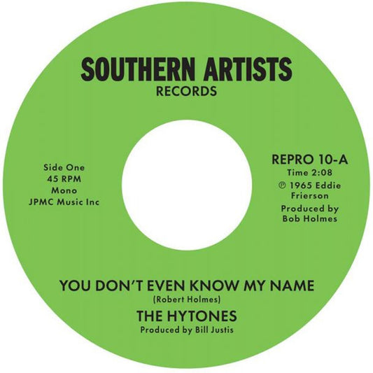 Hytones - You Don't Even Know My Name / Good News - Kent Repro 10