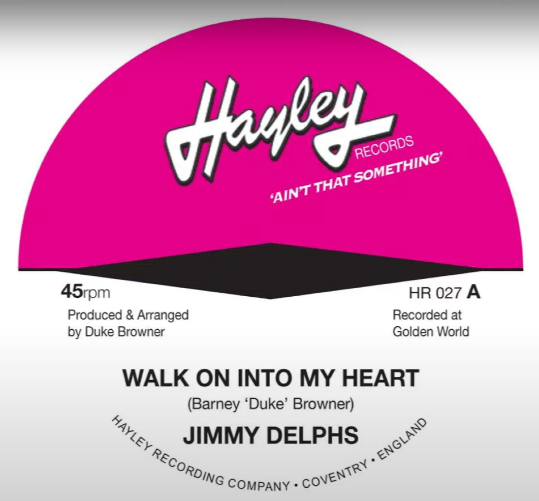 Jimmy Delphs / Ollie McLaughlin Orchestr a- Walk On Into My Heart / Where there is love - Hayley Records