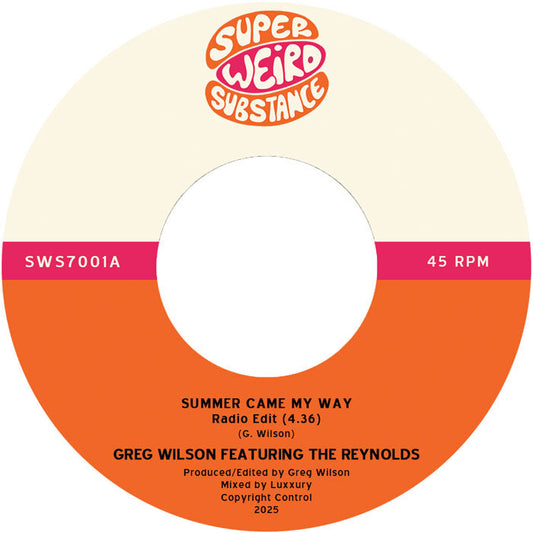 Greg Wilson Feat The Reynolds - Summer Came My Way - Repro