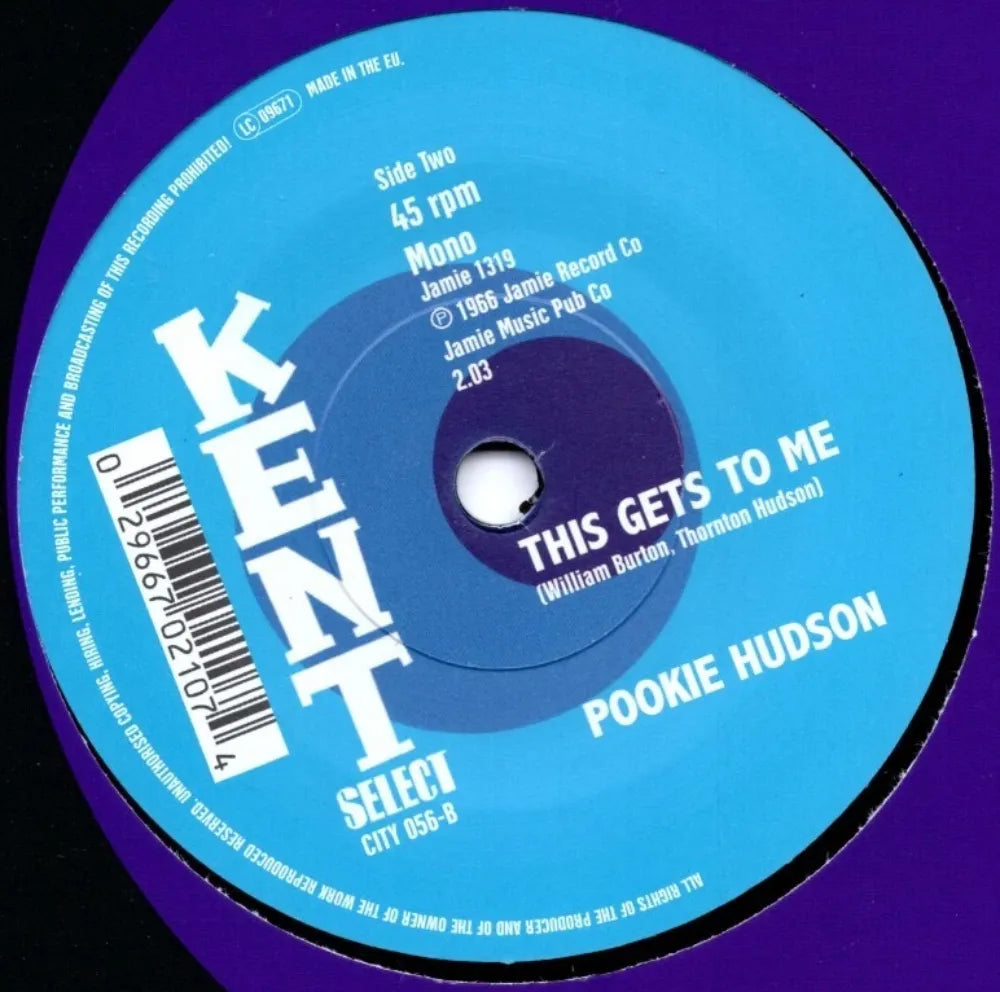 Pookie Hudson - This Gets To Me - Kent City 056