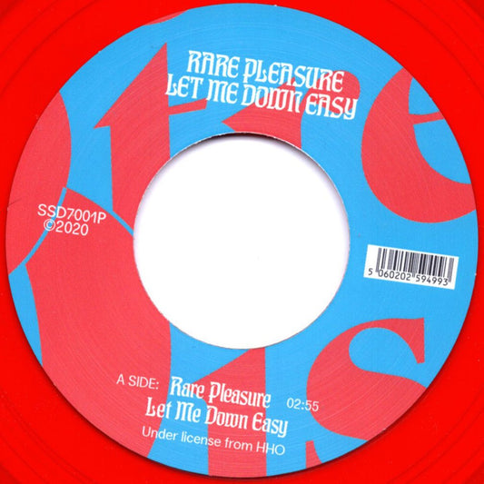 Rare Pleasure - Let Me Down Easy - South Street - Red Repro