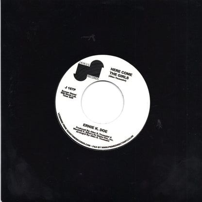 Ernie K Doe - Here Come The Girls / Back Street Lover - Repro