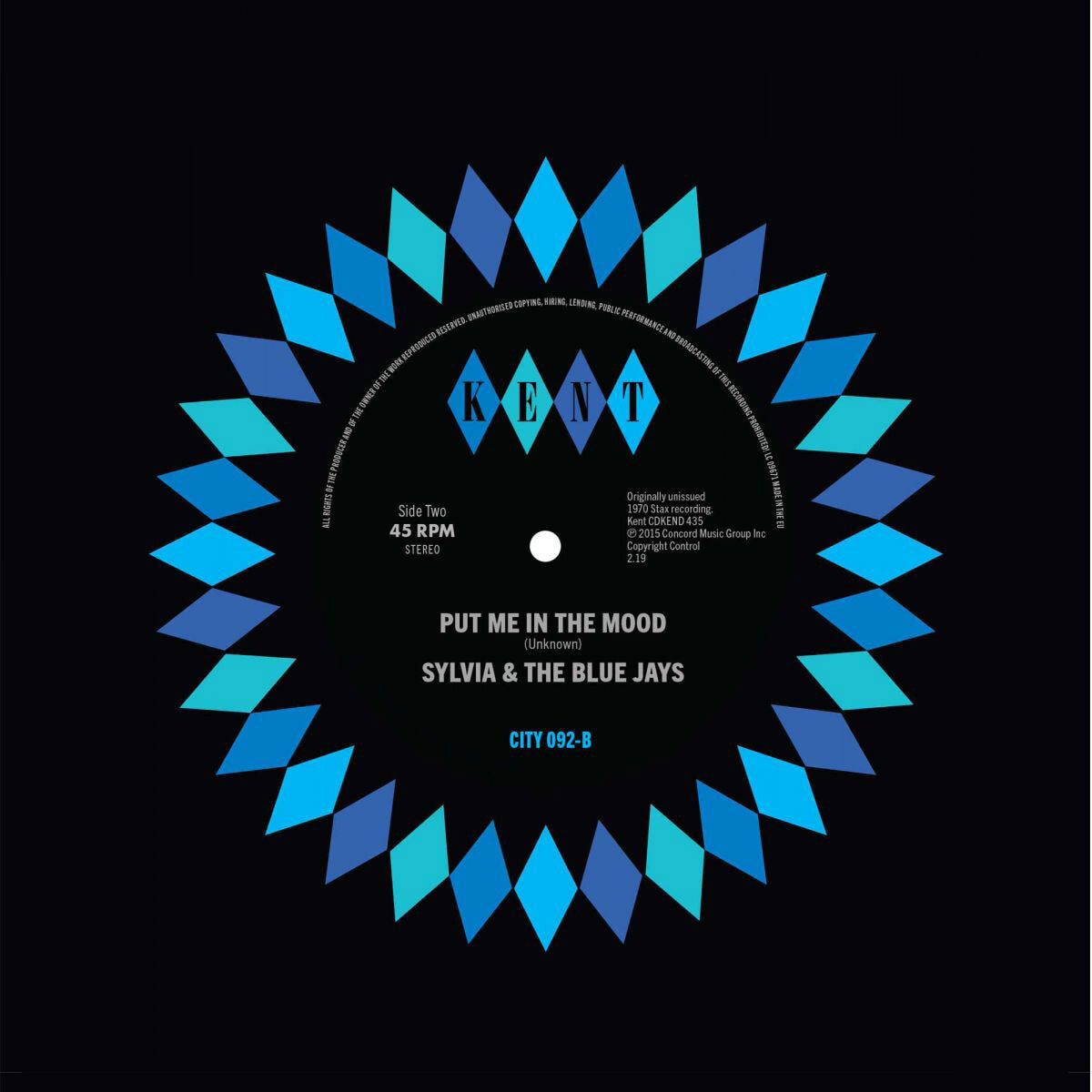 Sylvia & The Blue Jays / The Soul Children - Put Me In The Mood / Standing In The Safety Zone - Kent City 092