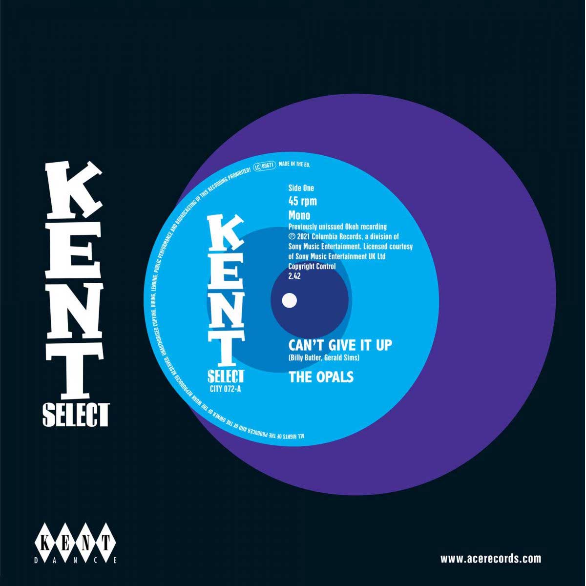 The Opals - Can't Give It Up - Kent City 072