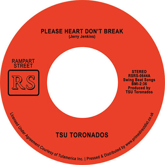 TSU Toronados - Please Heart Don't Break / Ain't Nothin' Nowhere - Repro