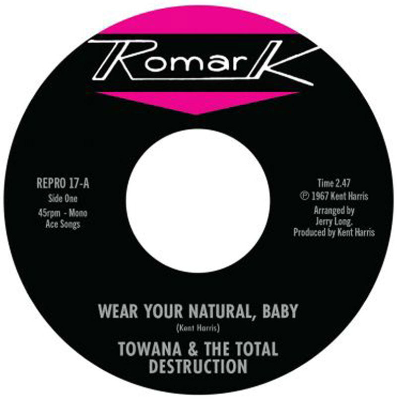Ty Karim - Wear Your Natural, Baby / If I Can't Stop You - Kent Repro 17